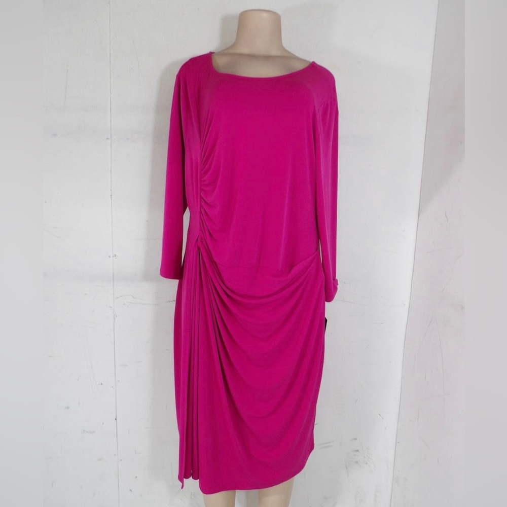 NWT Ellen Tracy Pink Dress size XL